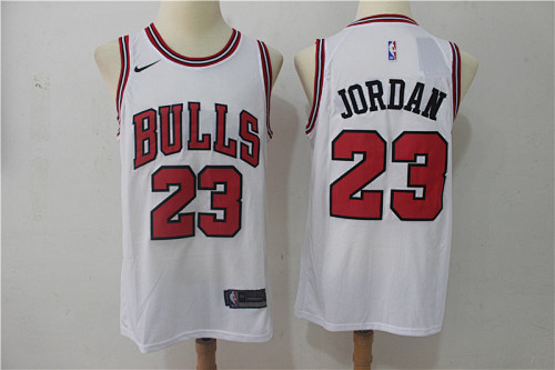 Chicago Bulls Michael Jordan Fan Edition White Basketball Jersey