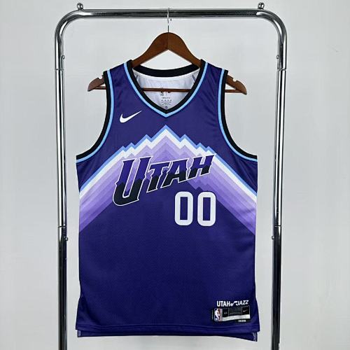 Utah Jazz #0 Purple 26 Season Basketball Jersey