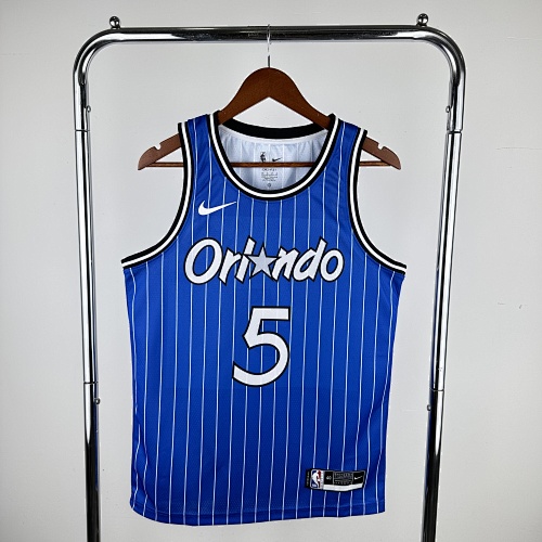 Orlando Magic #5 Retro Edition 19 Season Basketball Jersey