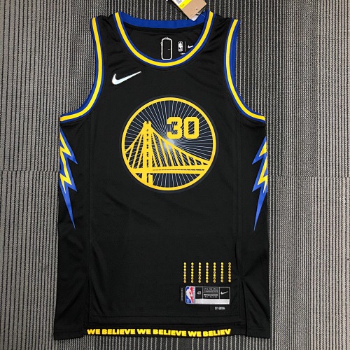 Golden State Warriors Stephen Curry #30 City Edition 22 Season Basketball Jersey