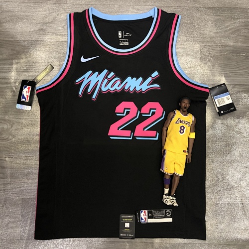 Miami Heat #22 Black Basketball Jersey