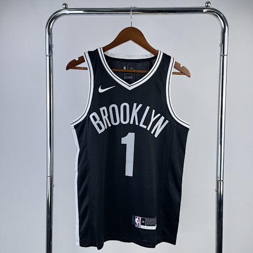 Brooklyn Nets #1 Black Basketball Jersey