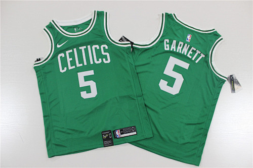 Boston Celtics #5 Fan Edition Green Basketball Jersey