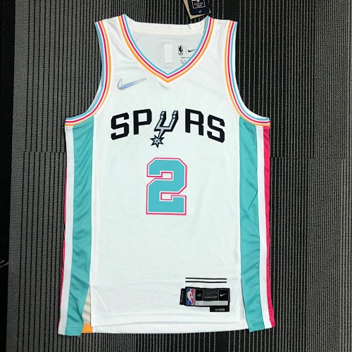 San Antonio Spurs #2 City Edition 22 Season Basketball Jersey