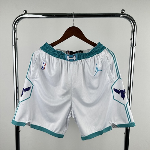 Charlotte Hornets White Shorts