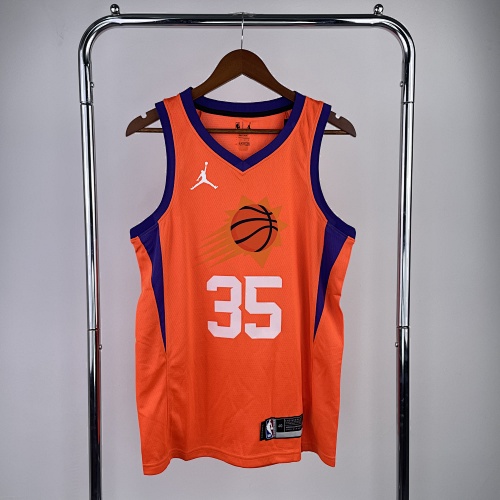 Phoenix Suns Kevin Durant #35 Limited Edition Jumpman Orange Basketball Jersey