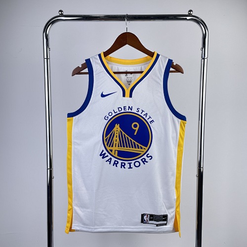 Golden State Warriors #9 White 23 Season Basketball Jersey