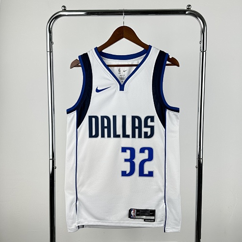 Dallas Mavericks #32 White Basketball Jersey