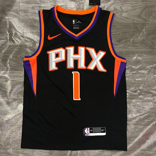 Phoenix Suns Devin Booker #1 Black Basketball Jersey