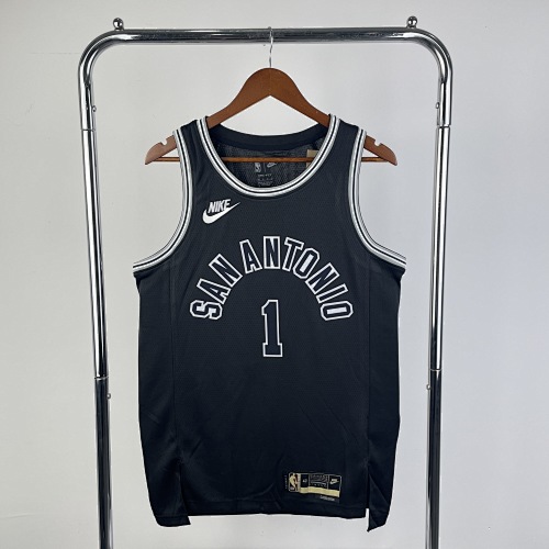 San Antonio Spurs #1 Retro Edition 23 Season Basketball Jersey