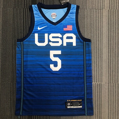 #5 2021 Season Basketball Jersey
