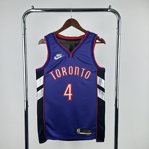 Toronto Raptors #4 Retro Edition 25 Season Basketball Jersey