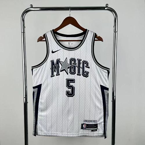 Orlando Magic #5 City Edition 25 Season Basketball Jersey