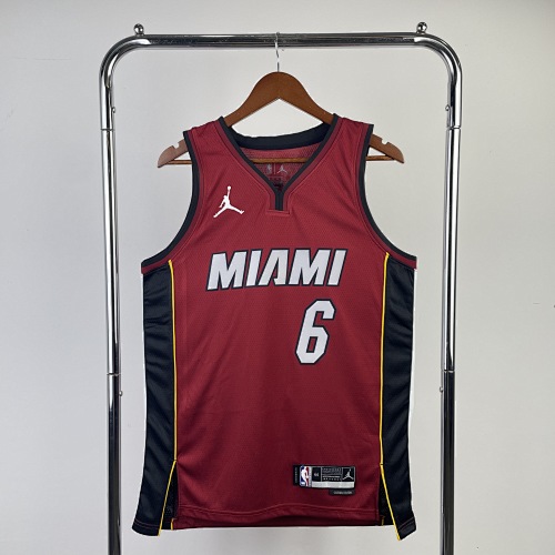 Miami Heat LeBron James #6 Limited Edition Jumpman 23 Season Basketball Jersey