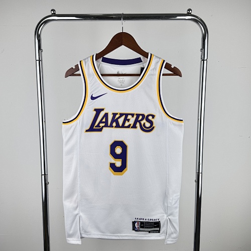 Los Angeles Lakers Jaylen Brown #9 White 23 Season Basketball Jersey
