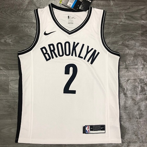 Brooklyn Nets #2 White Basketball Jersey