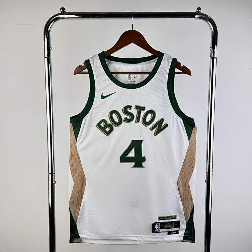 Boston Celtics #4 City Edition 24 Season Basketball Jersey