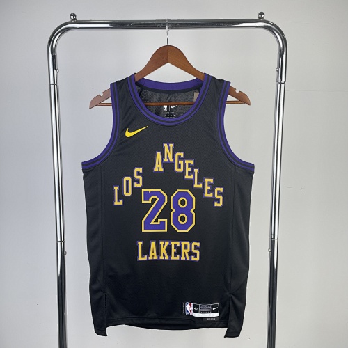 Los Angeles Lakers #28 City Edition 24 Season Basketball Jersey