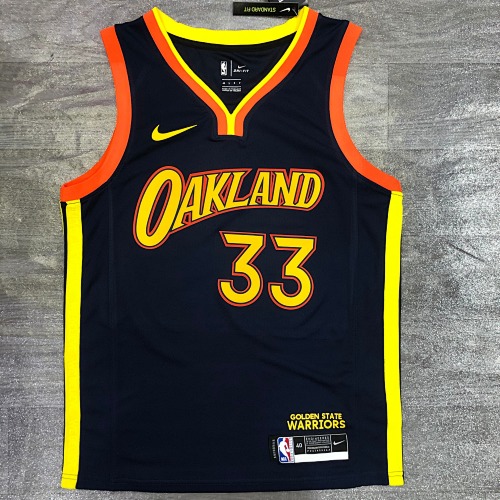 Golden State Warriors #33 City Edition 21 Season Basketball Jersey