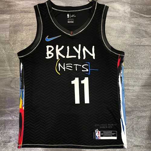 Brooklyn Nets Kyrie Irving #11 City Edition 21 Season Basketball Jersey