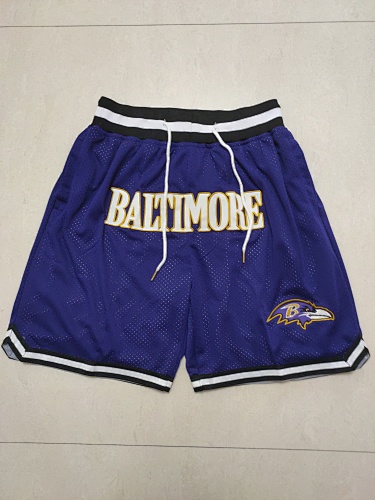 Baltimore Ravens Purple Pocket Shorts