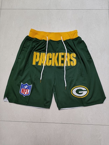 Green Bay Packers Green Pocket Shorts