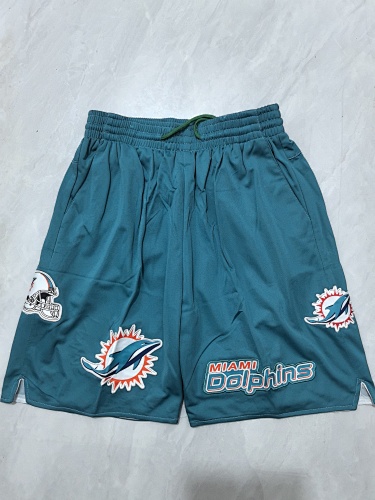 Miami Dolphins Green Pocket Shorts
