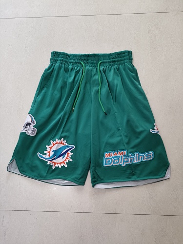 Miami Dolphins Green Pocket Shorts