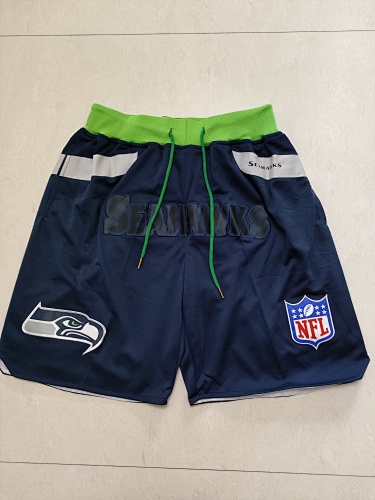 Seattle Seahawks Blue Pocket Shorts
