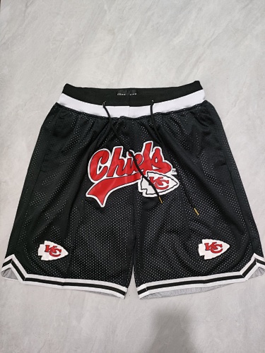 Kansas City Chiefs Black Pocket Shorts